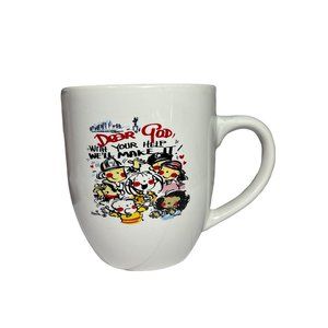Royal Norfolk DEAR GOD Mug Cup  WITH YOUR HELP WE'LL MAKE IT by Annie Fitzgerald